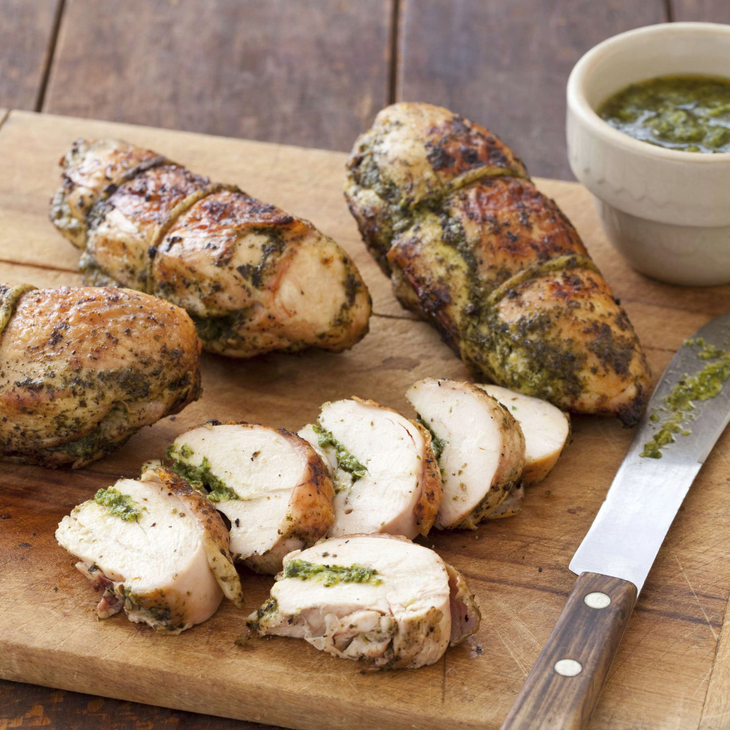 Food Column ATK Grilled Pesto Chicken